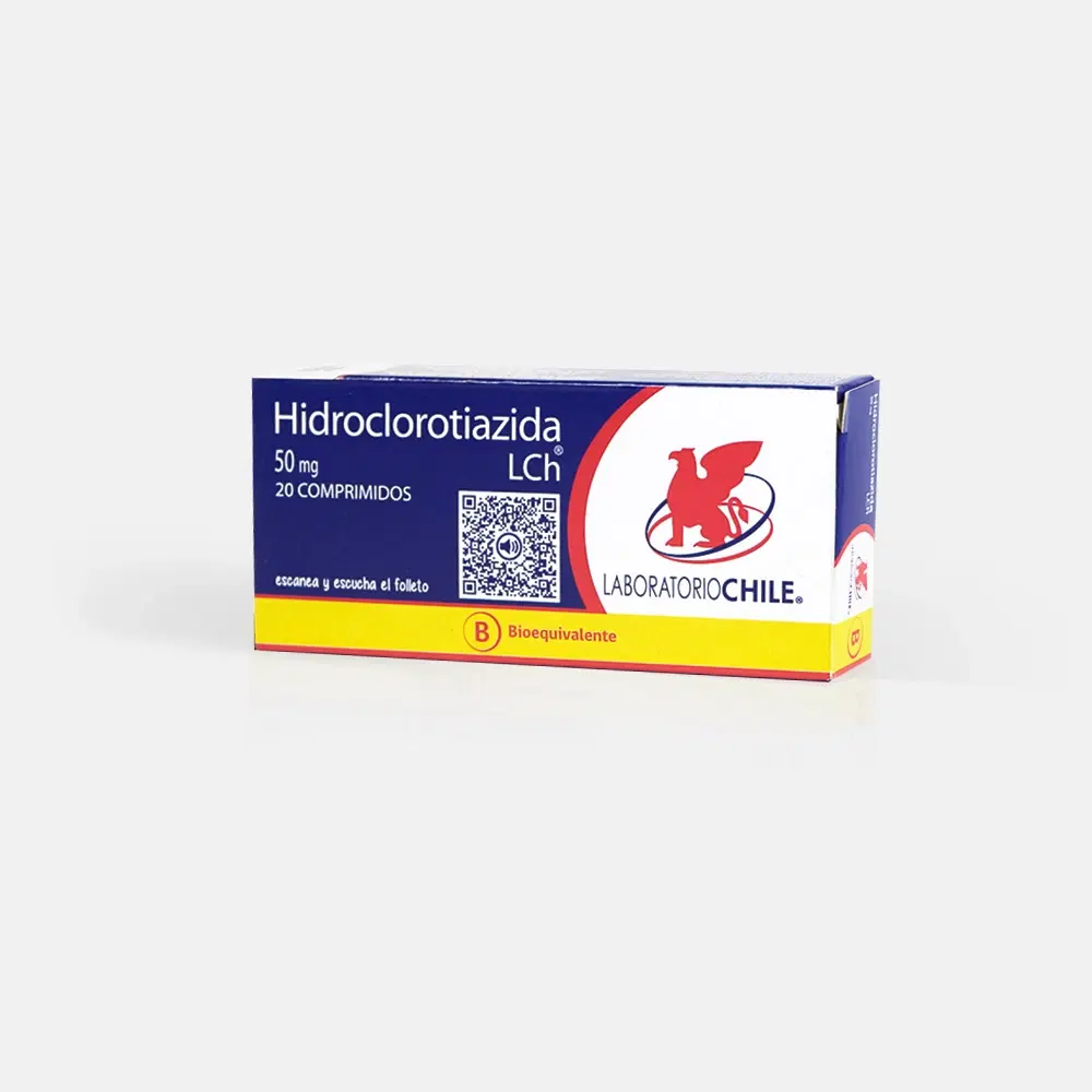 Hidroclorotiazida 50mg 20 Comp. – vista 2