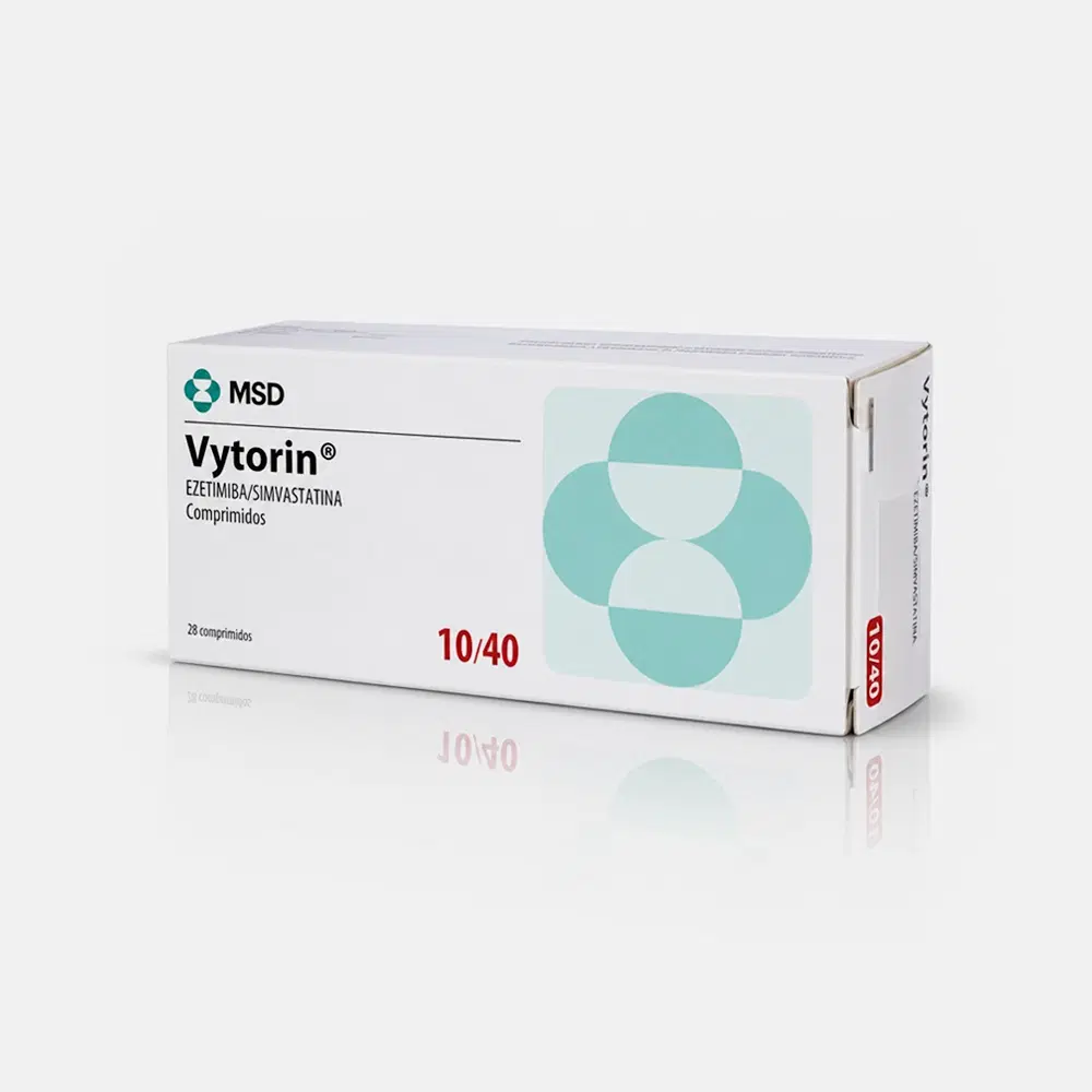 Vytorin Ezetimiba / Simvastatina 10/40 mg 28 comprimidos