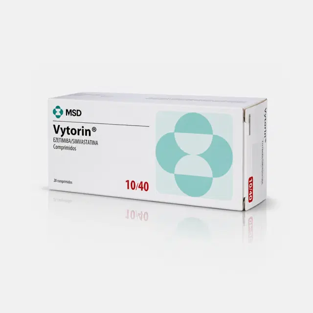 Vytorin Ezetimiba / Simvastatina 10/40 mg 28 comprimidos