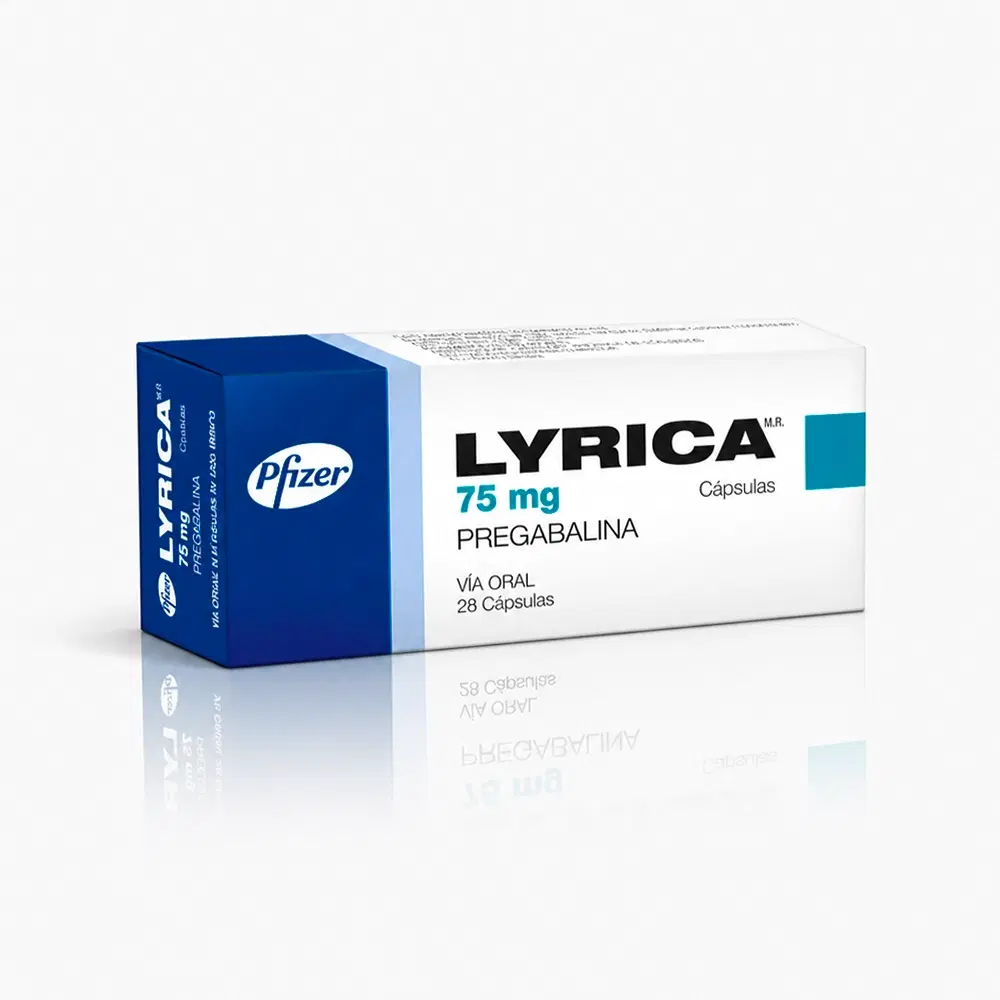 Lyrica Pregabalina 75 mg 28 cápsulas