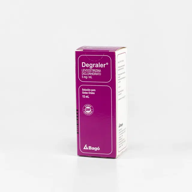 Degraler Levocetirizina 5 mg/ml 15 ml solución para gotas orales