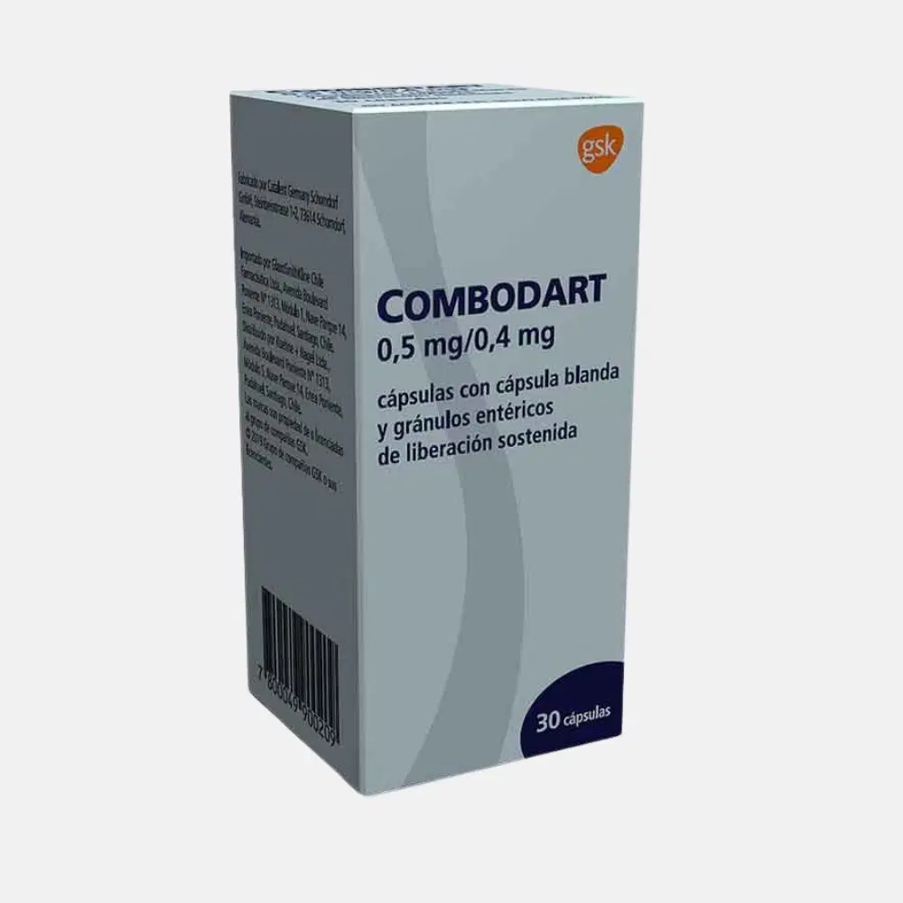 Combodart Dutasterida / Tamsulosina 0,5 mg/0,4 mg 30 comprimidos