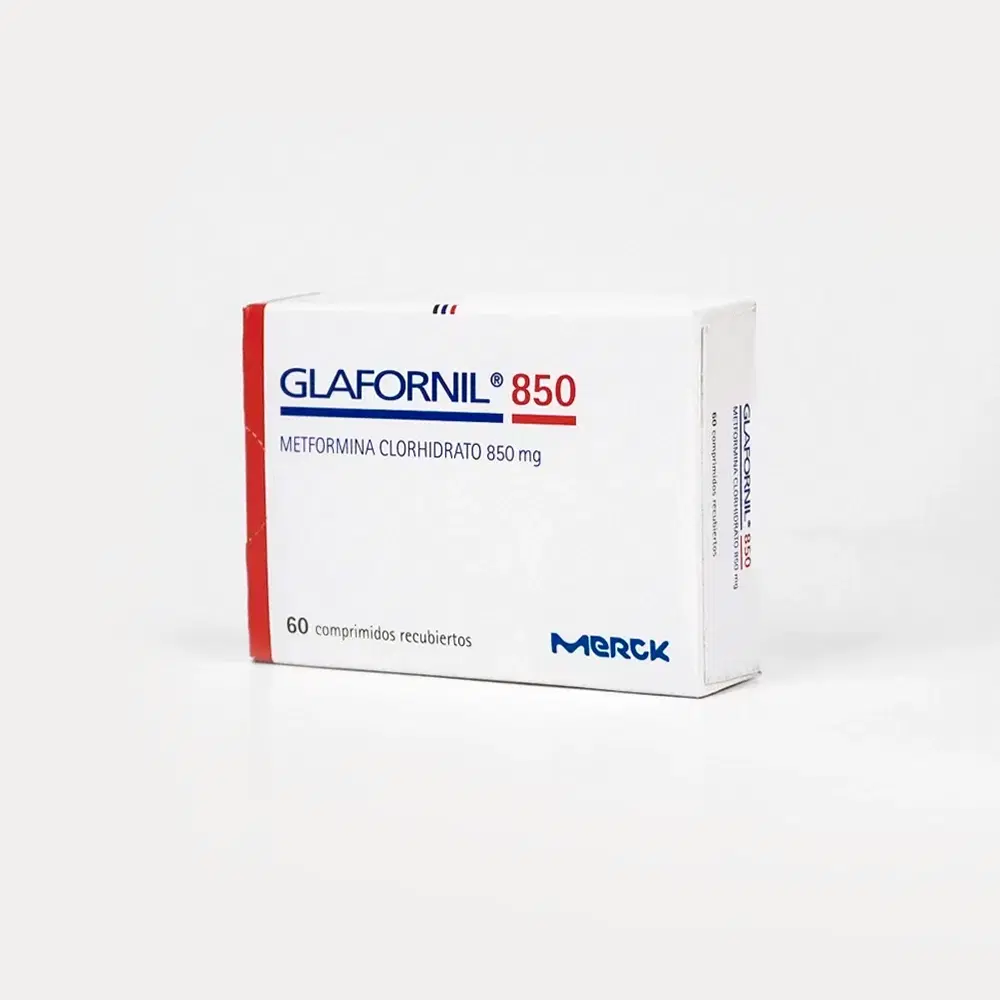 Glafornil Merformina 850 mg 60 comprimidos