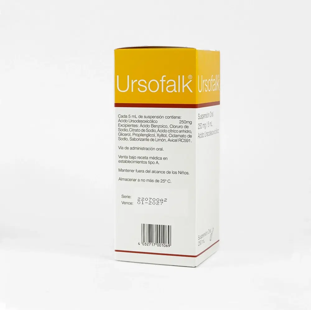 Ursofalk 250mg/5ml 250ml Sol. Oral – vista 2