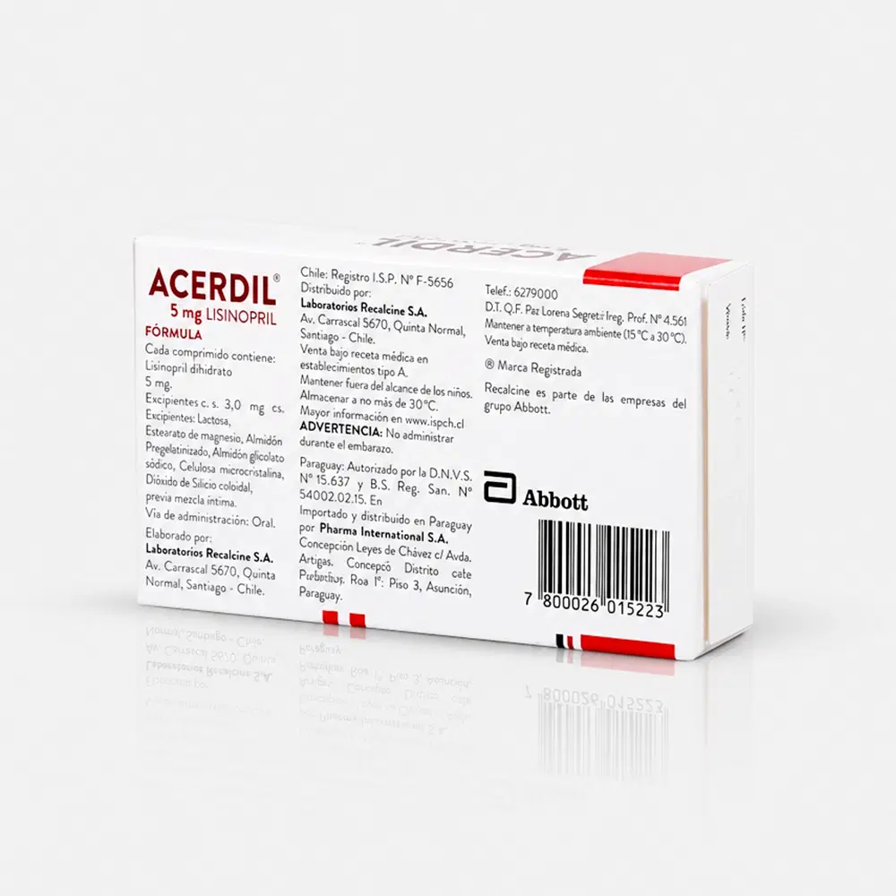 Acerdil 5mg 30 Comp.Rec. – vista 2