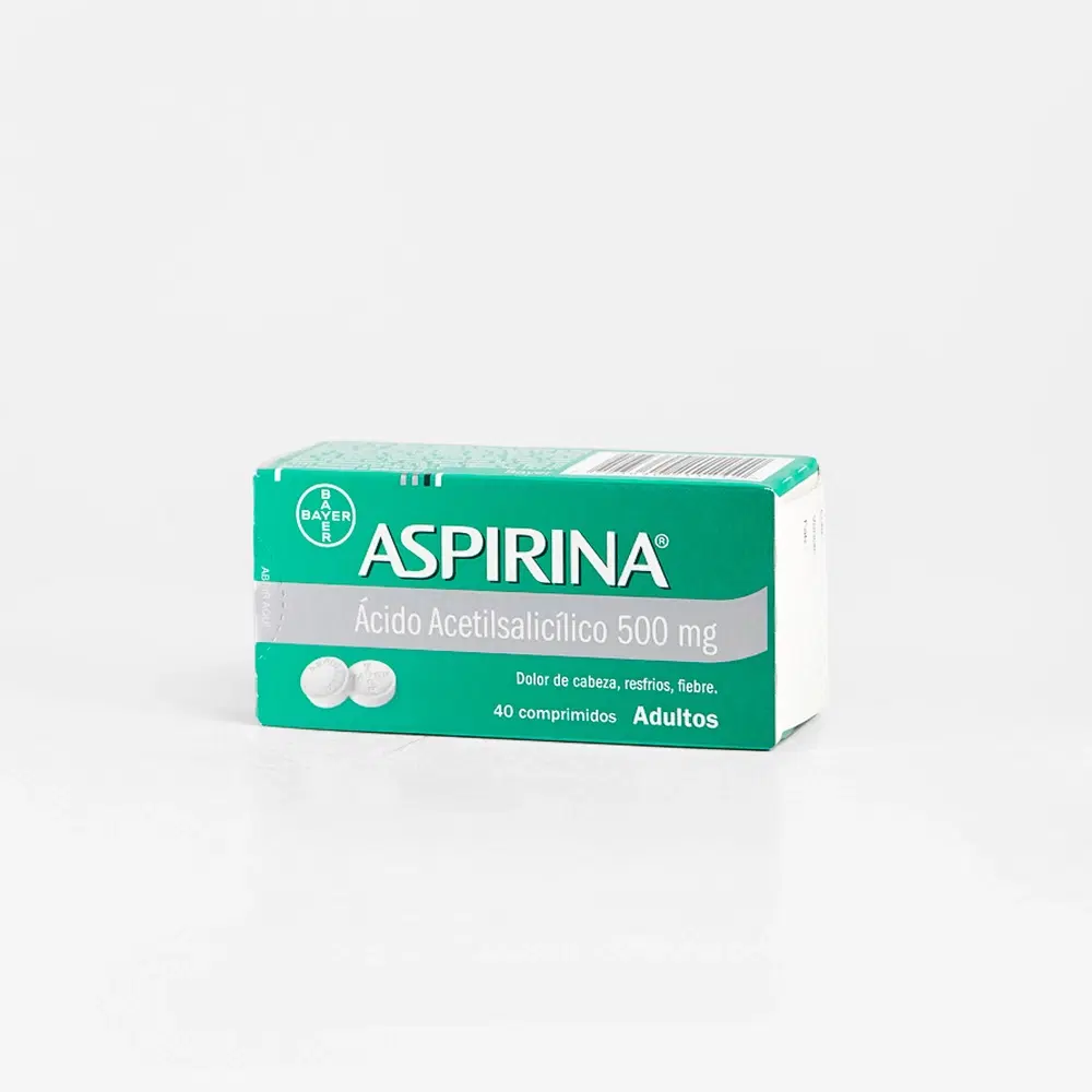 Aspirina Adulto 500mg 40 Comp. – vista 2