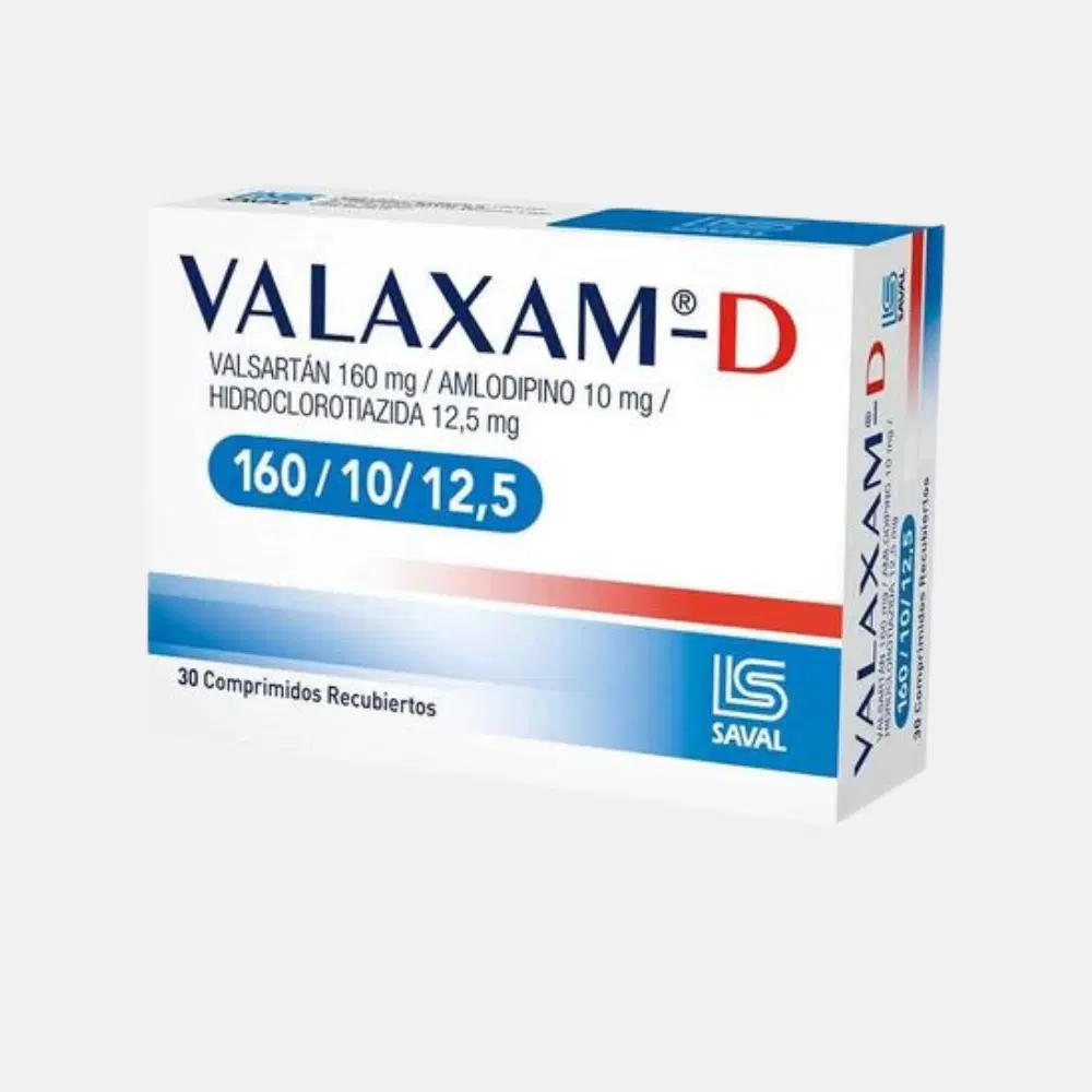 Valaxam D 160mg/10mg/12,5mg 30 Comp.