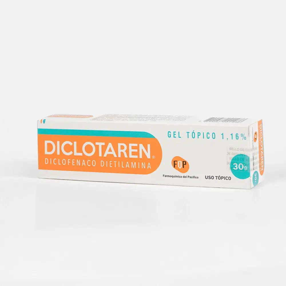 Diclotaren 1,16% 30g Gel – vista 1