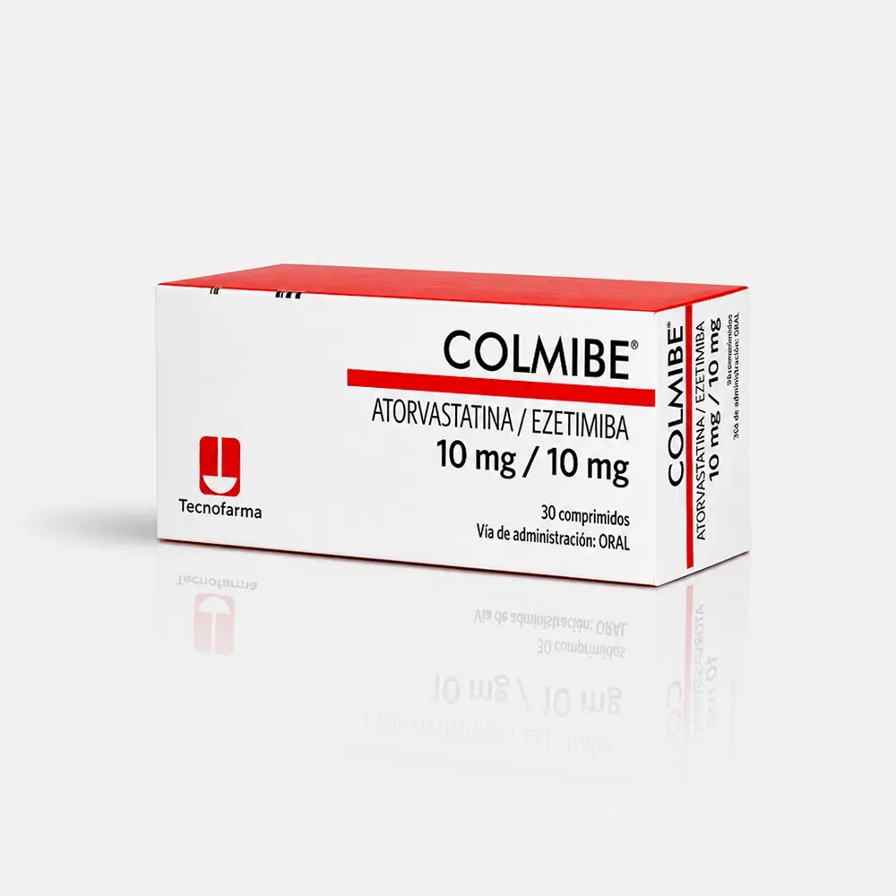 Colmibe Atorvastatina / Ezetimiba 10 mg/10 mg 30 comprimidos – vista 2