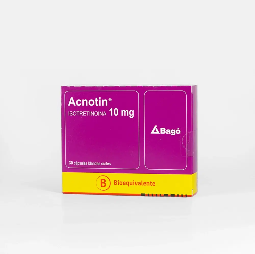 Acnotin Isotretinoina 10 mg 30 cápsulas blandas – vista 1