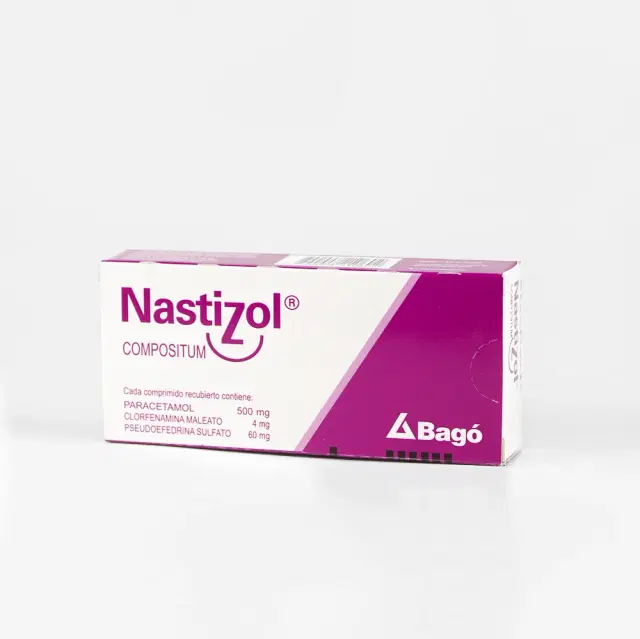 Nastizol Compositum 60mg/4mg/500mg 10 Comp.Rec.
