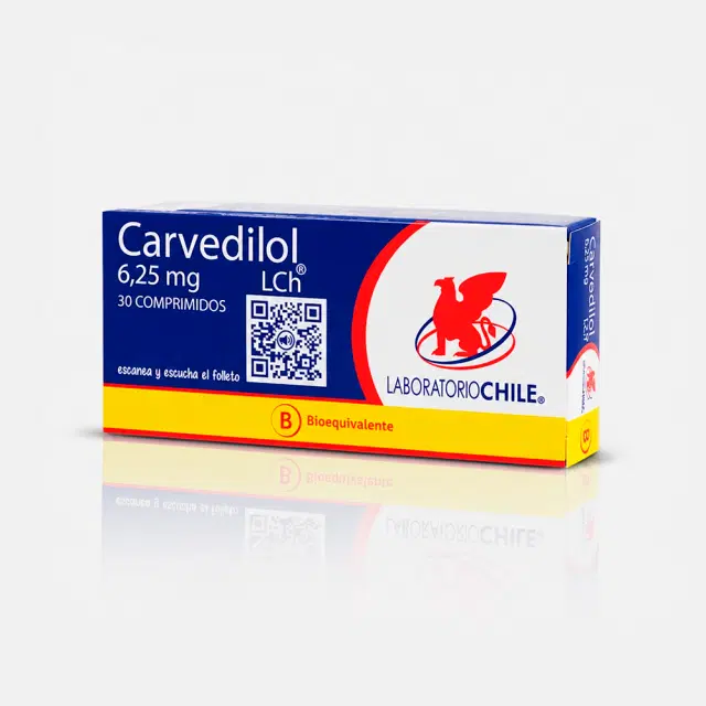 Carvedilol 6,25mg 30 Comp.