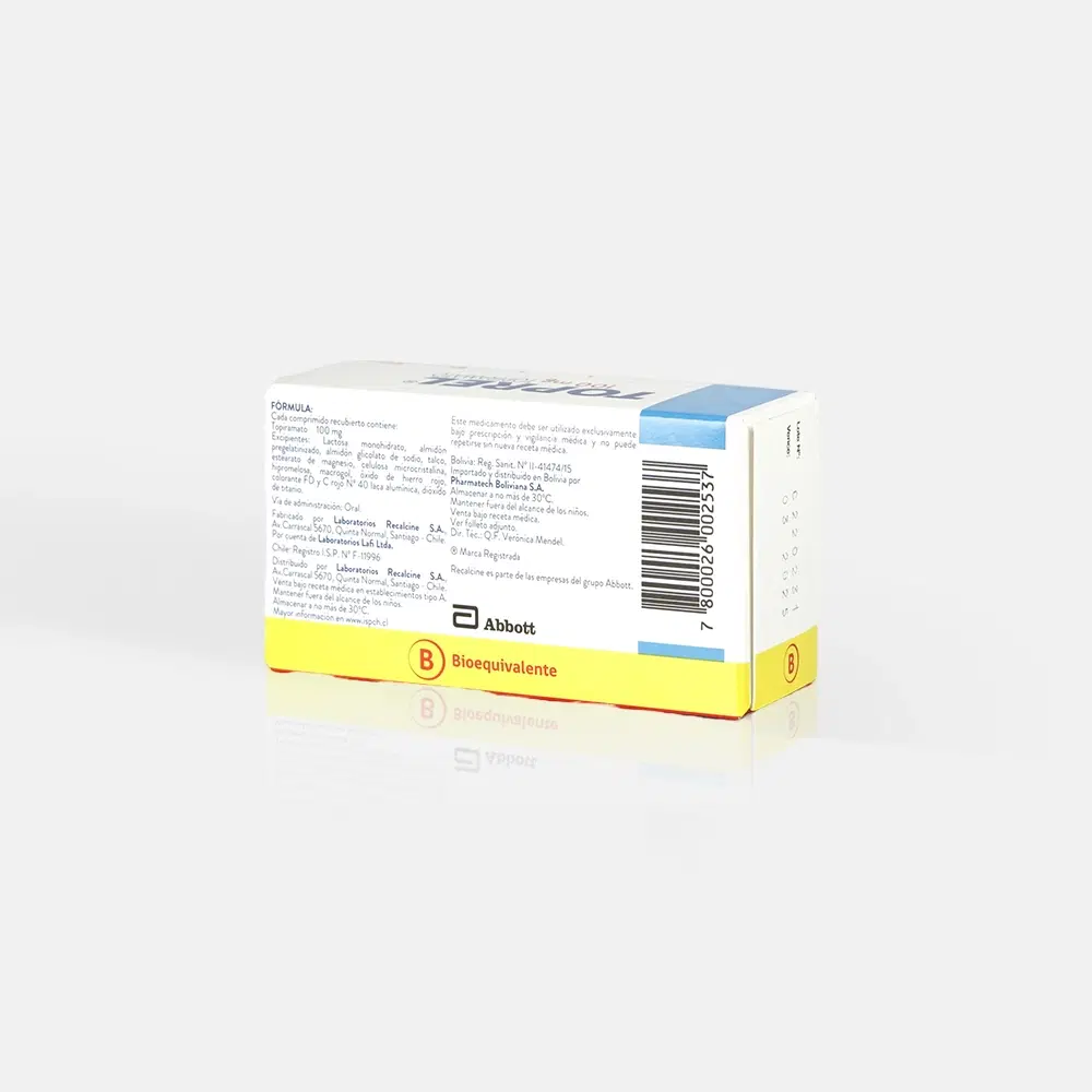 Toprel 100mg 30 Comp.Rec. – vista 2