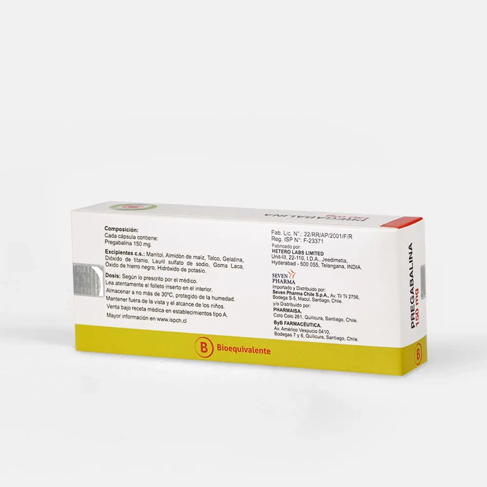 Pregabalina 150mg 30 Cap. – vista 2