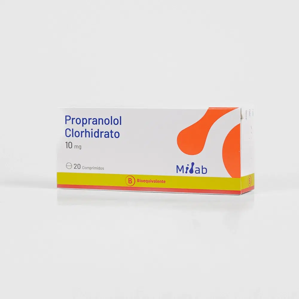 Propranolol 10mg 20 Comp. – vista 1
