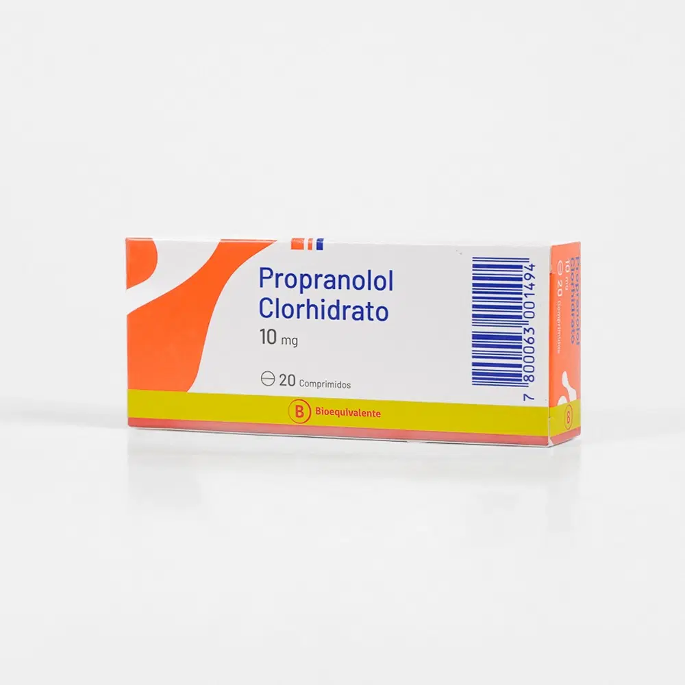 Propranolol 10mg 20 Comp. – vista 2