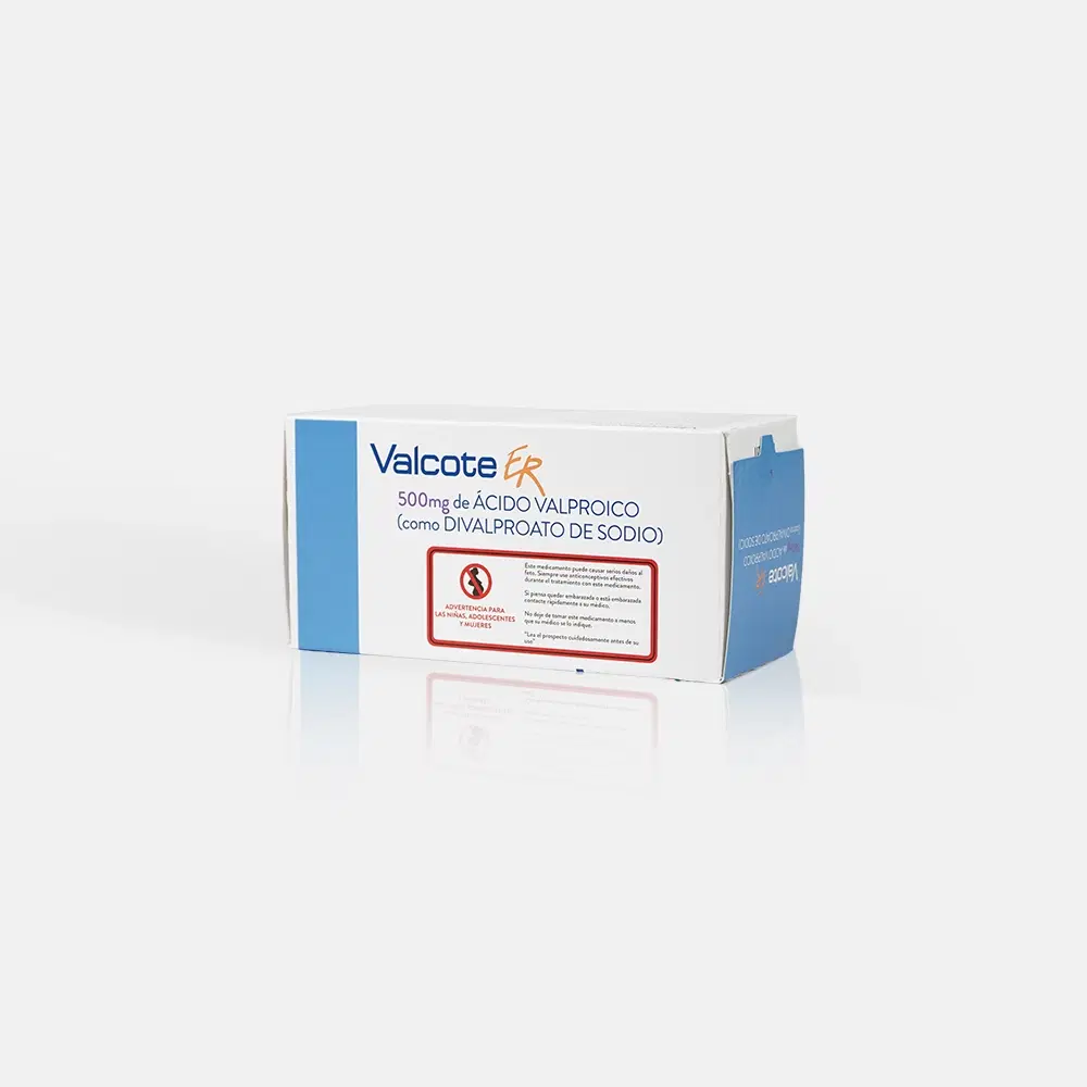 Valcote ER 500mg 50 Comp.Rec. – vista 2