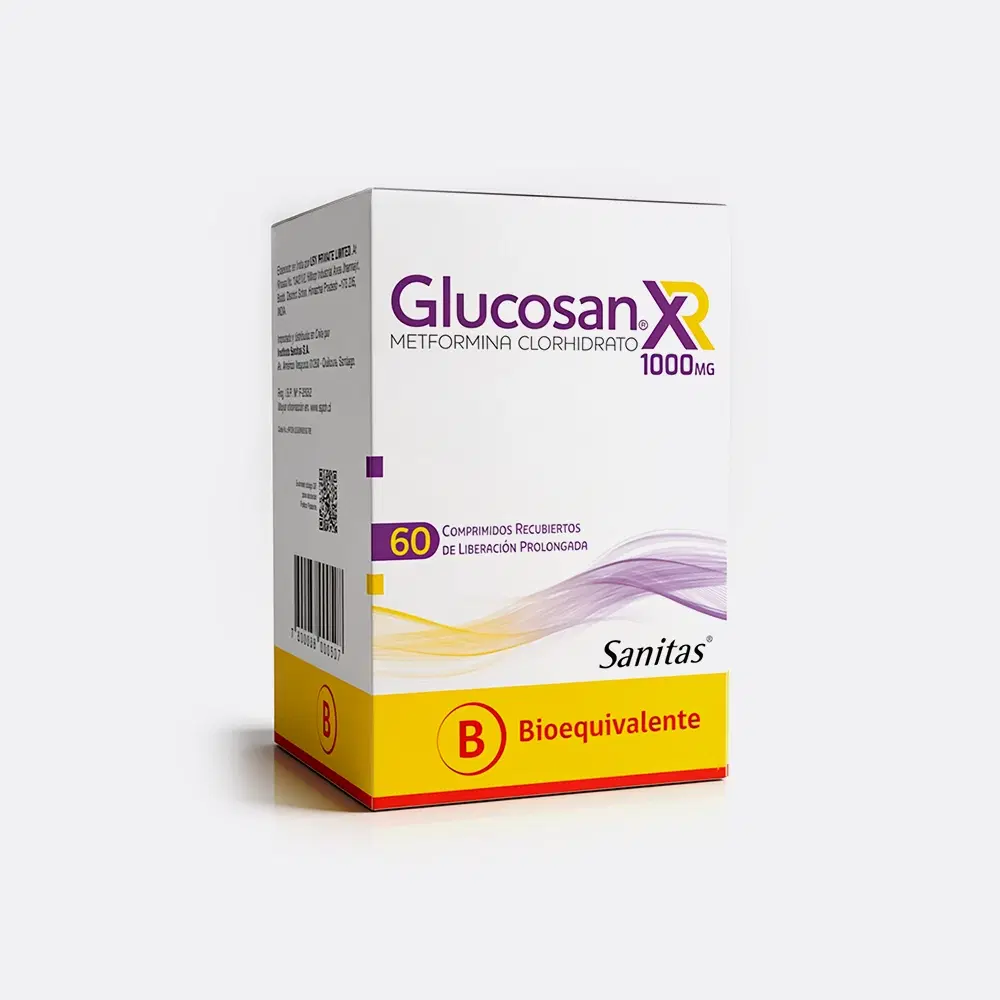 Glucosan XR 1000mg 60 Comp.Rec.