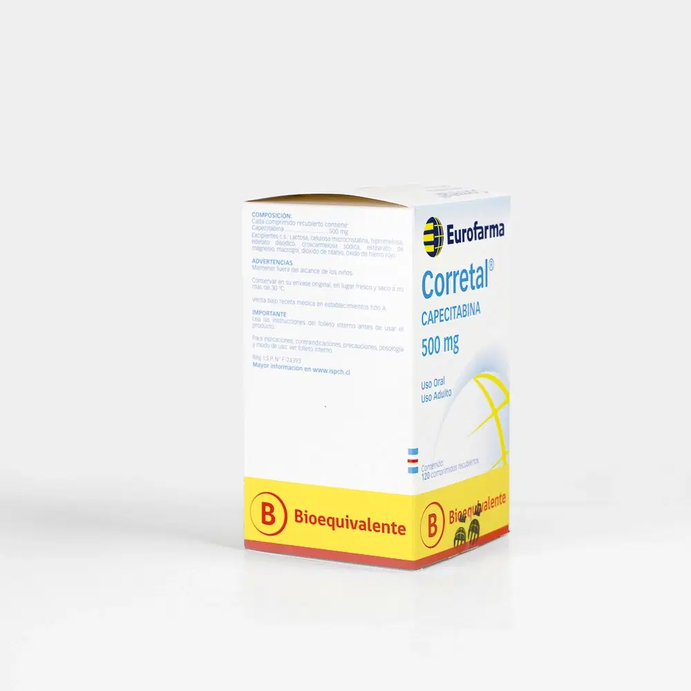 Corretal 500mg 120 Comp.Rec. – vista 2