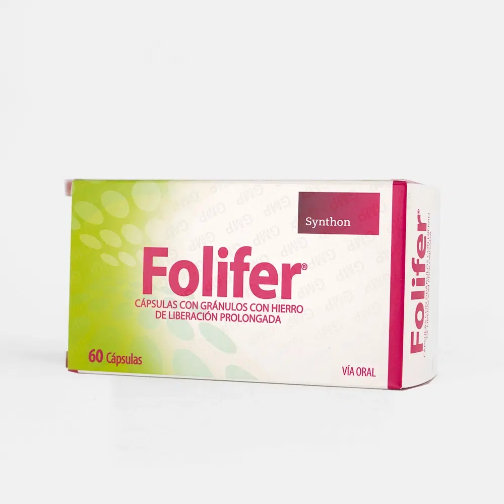 Folifer 330mg/2mg/100mg 60 Cap. – vista 1