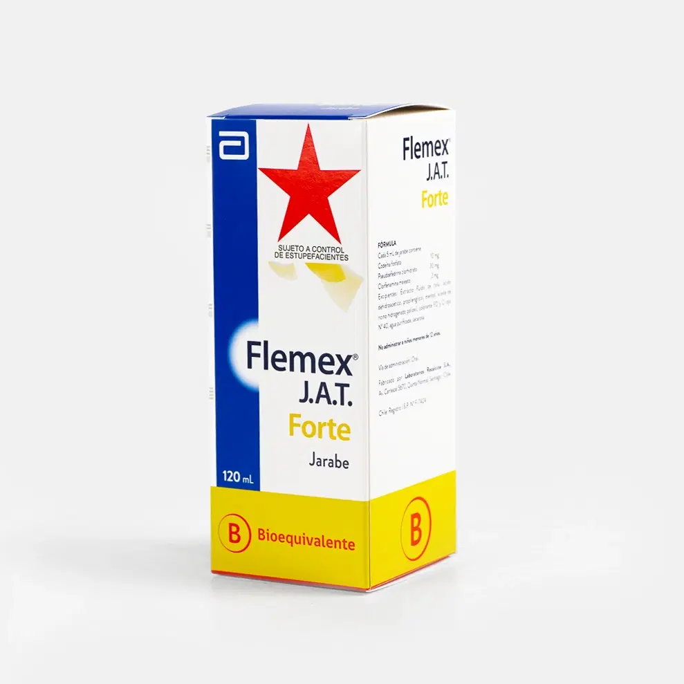 Flemex J.A.T. Forte 30mg/2mg/10mg 120ml Jbe. – vista 1