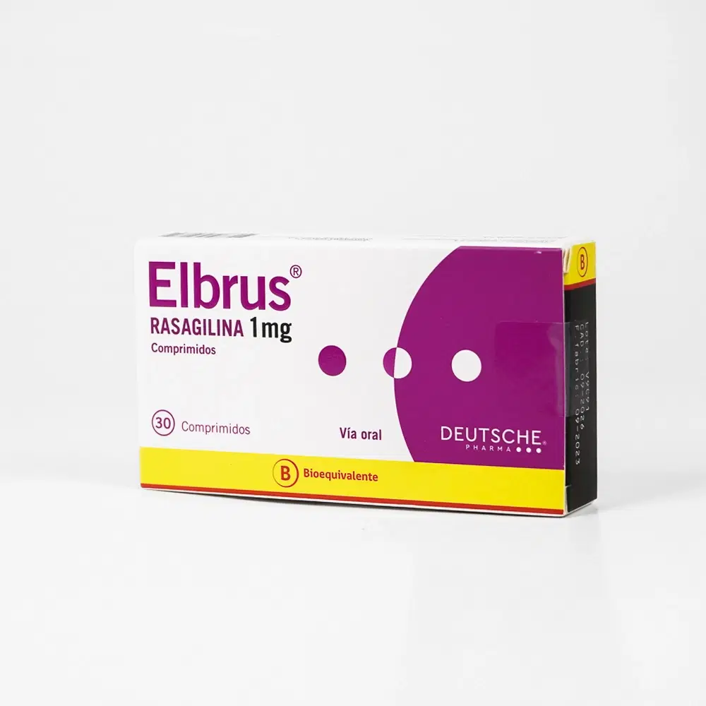 Elbrus Rasagilina 1 mg 30 comprimidos – vista 1