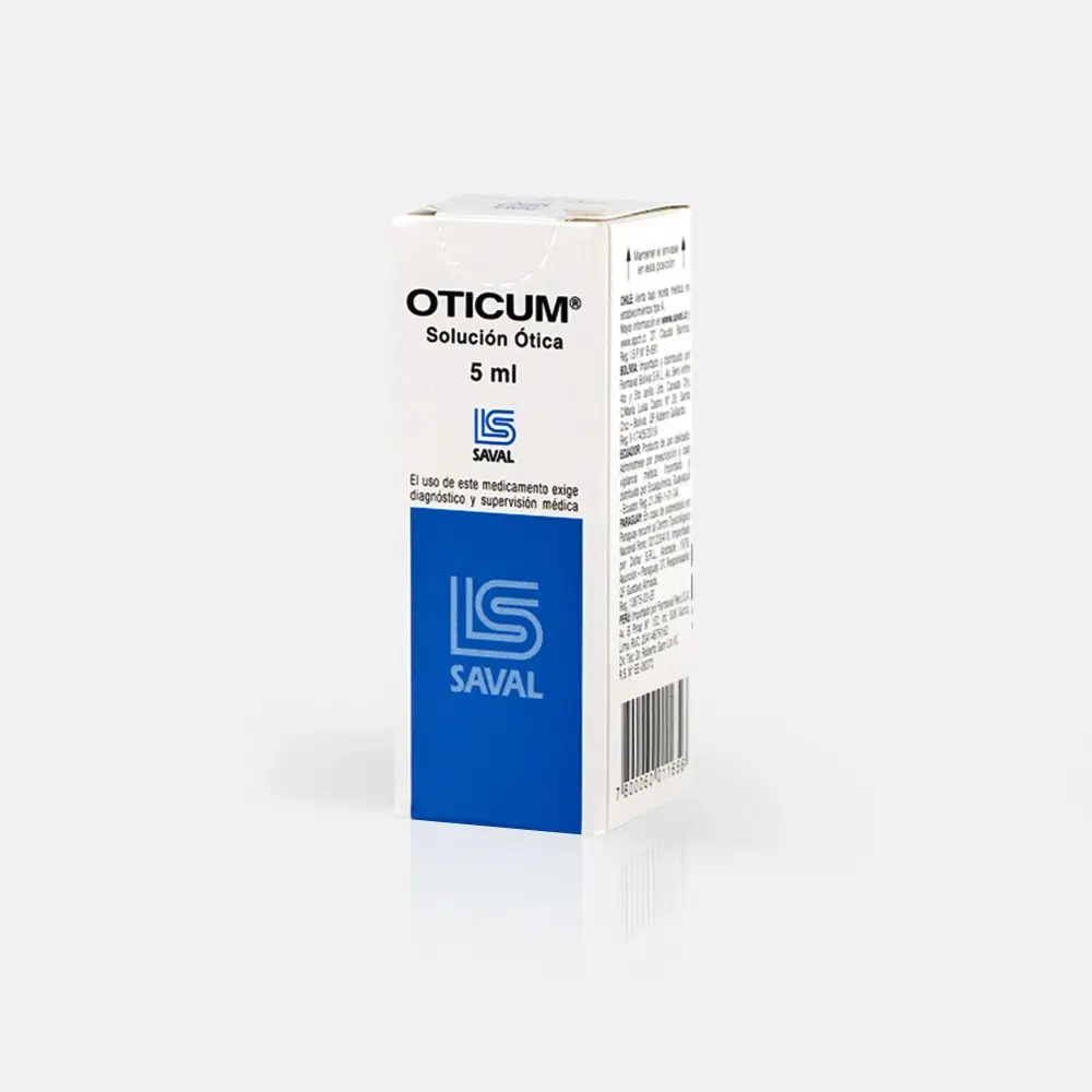 Oticum 50000ui/17,5mg/100mg 5ml Sol.Ot. – vista 1