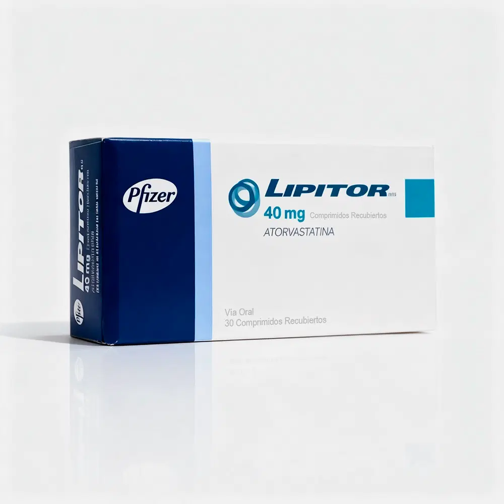Lipitor Atorvastatina 40 mg 30 comprimidos recubiertos