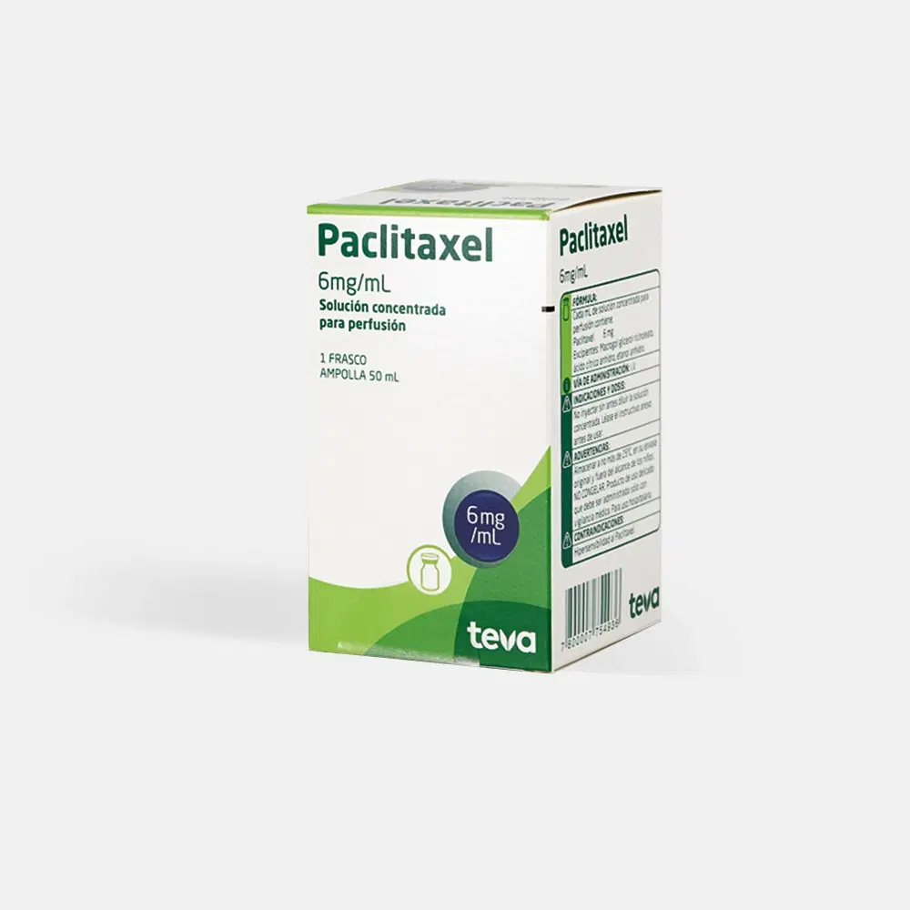 Paclitaxel 300 mg / 50 mL Solución Inyectable – vista 1