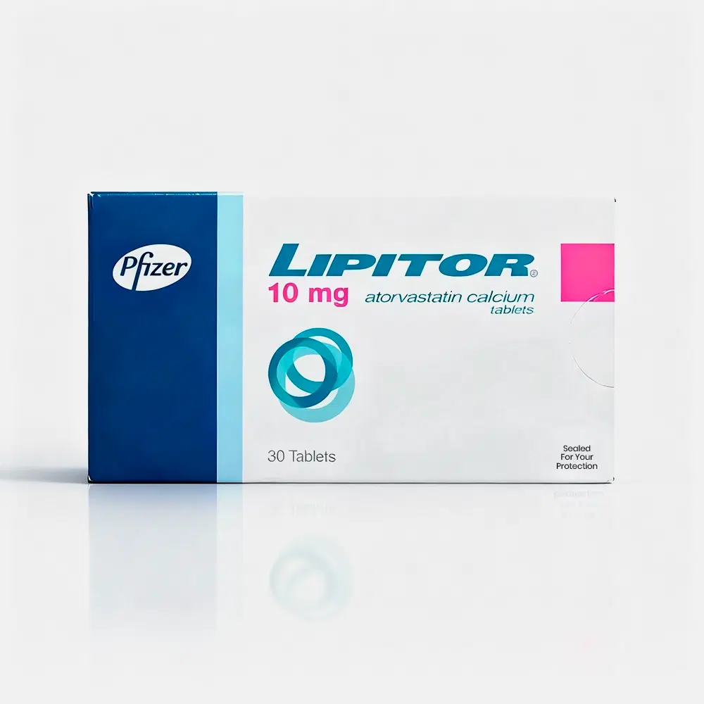 Lipitor Atorvastatina 10 mg 30 comprimidos recubiertos
