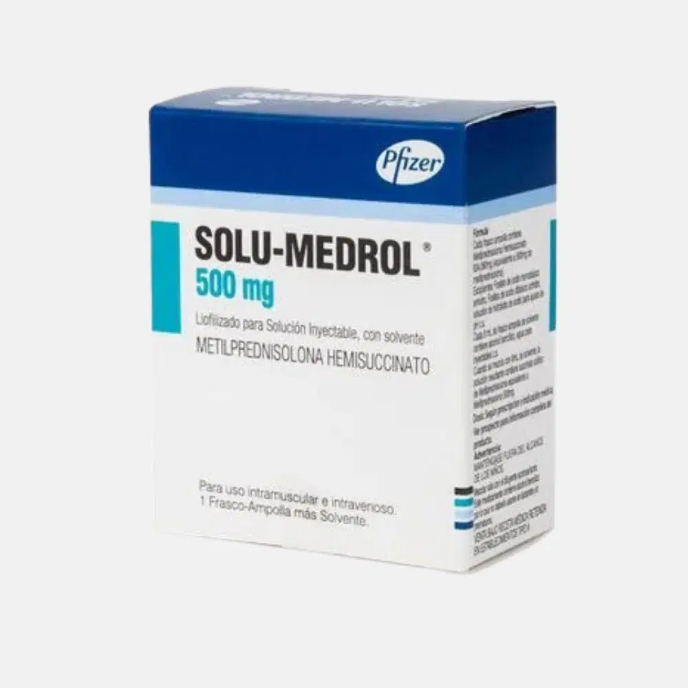 Solu Medrol 500mg 1 Amp.