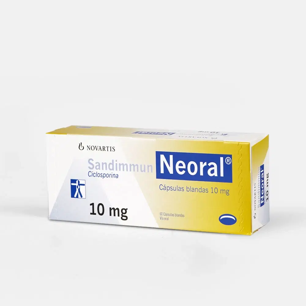 Sandimmun Neoral 10mg 60 Cap. – vista 1