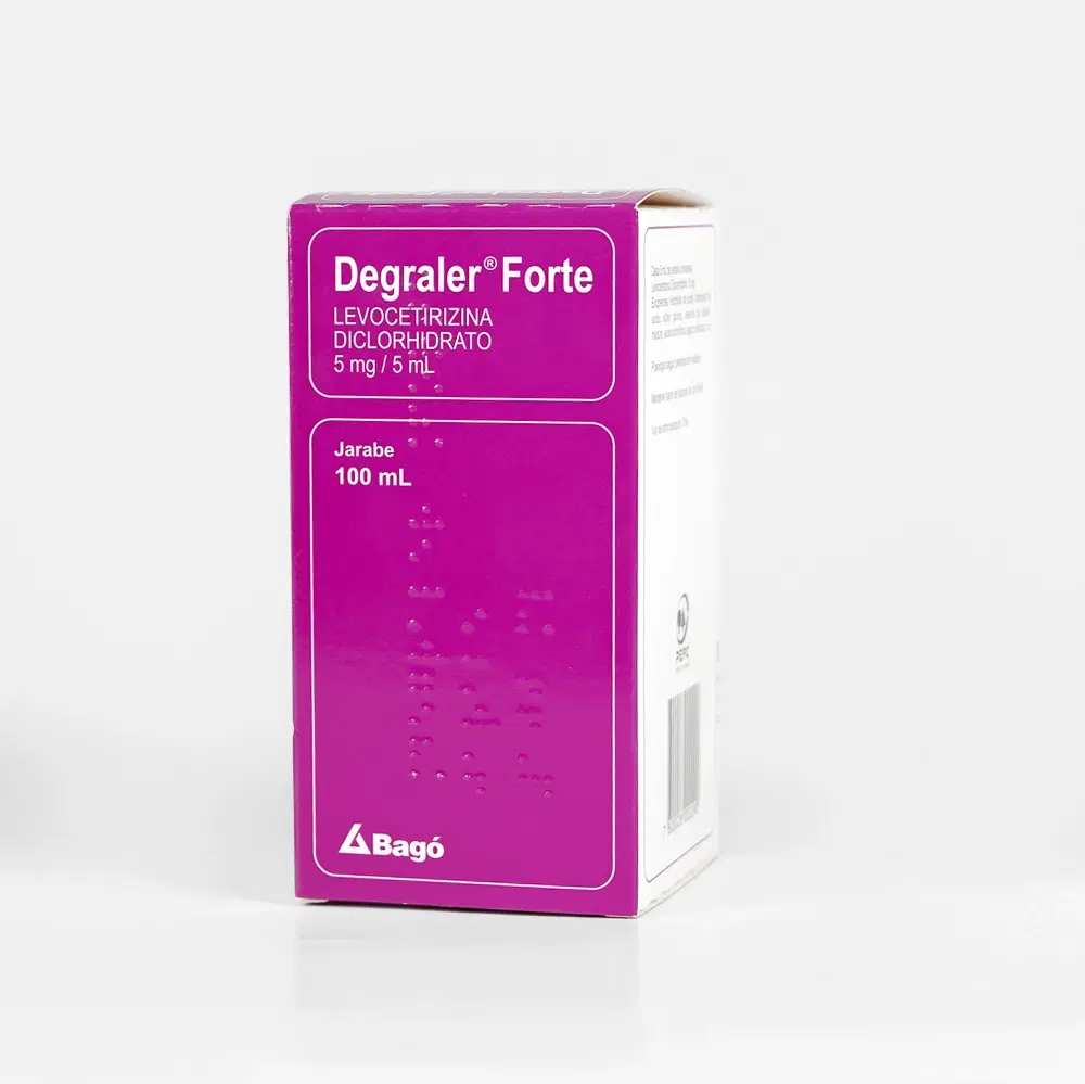 Degraler Forte Levocetirizina 5 mg / 5ml 100 ml jarabe – vista 2