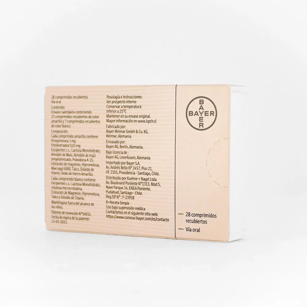 Yasmin CD 3mg/0,03mg 28 Comp.Rec. – vista 2