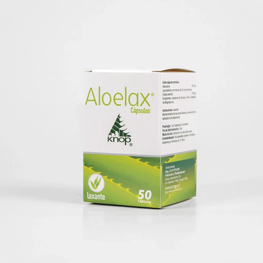 Aloelax 130mg/130mg 50 Cap. – vista 2