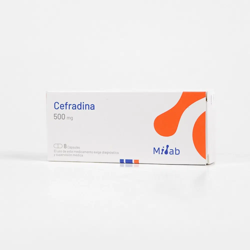Cefradina 500mg 8 Cap. – vista 1