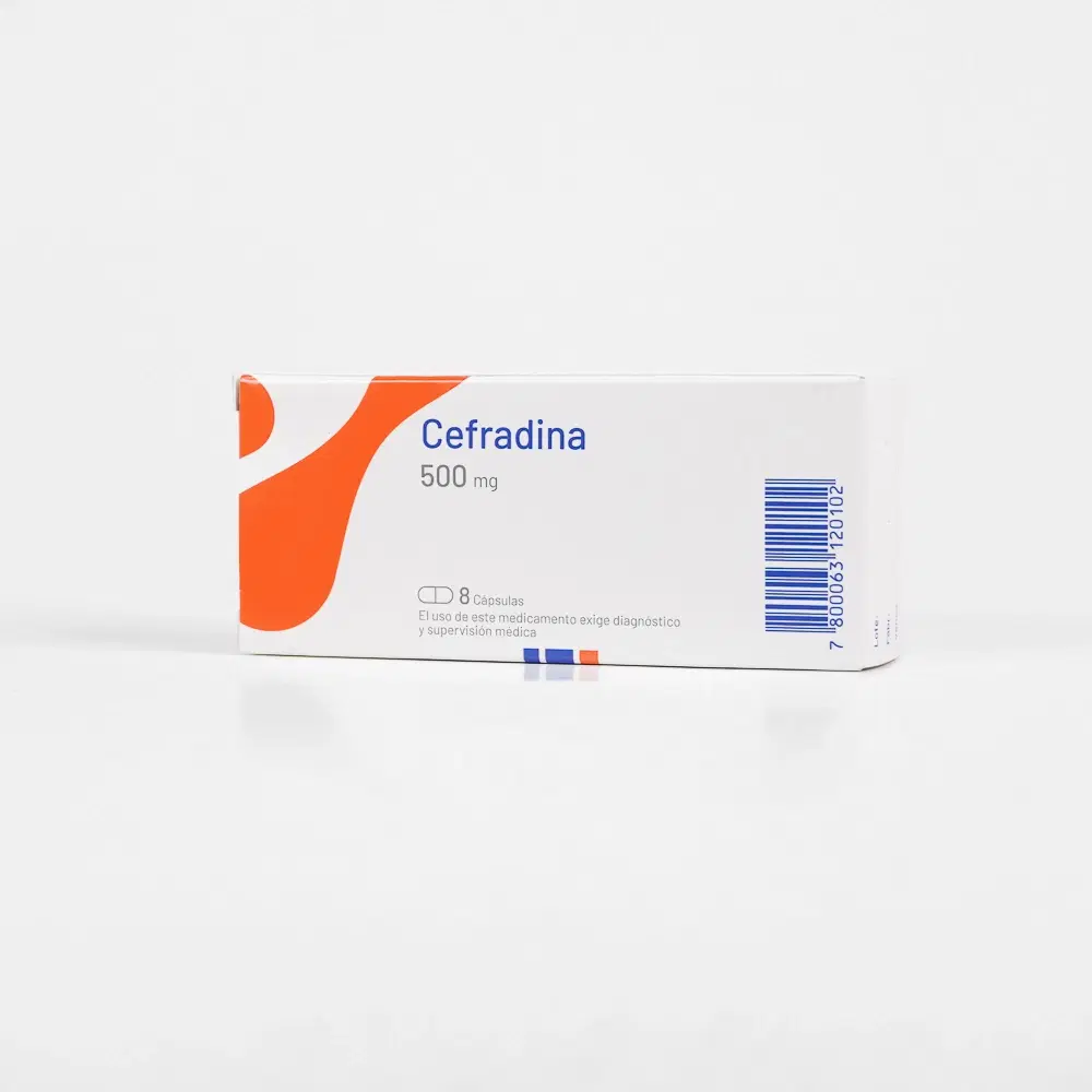 Cefradina 500mg 8 Cap. – vista 2