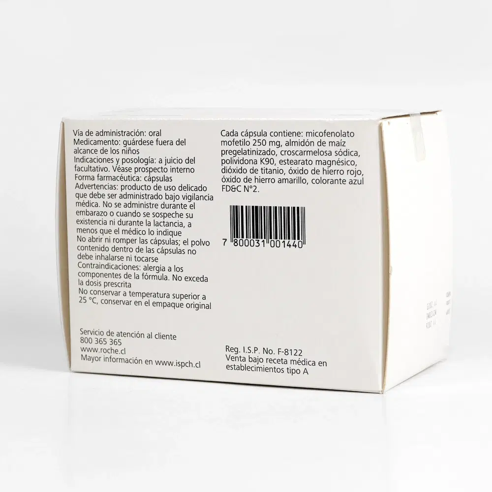 Cellcept 250mg 100 Cap. – vista 3