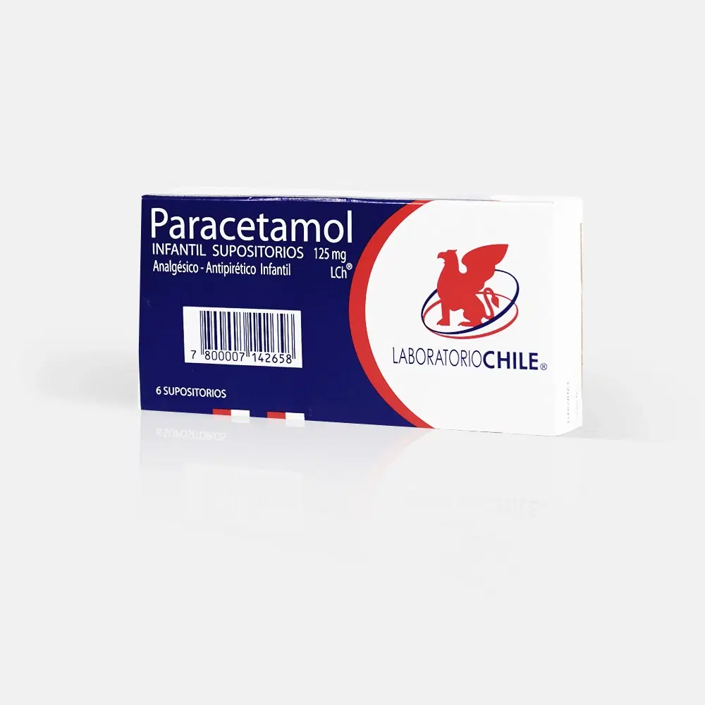 Paracetamol Pediátrico 125mg 6 Sup. – vista 1