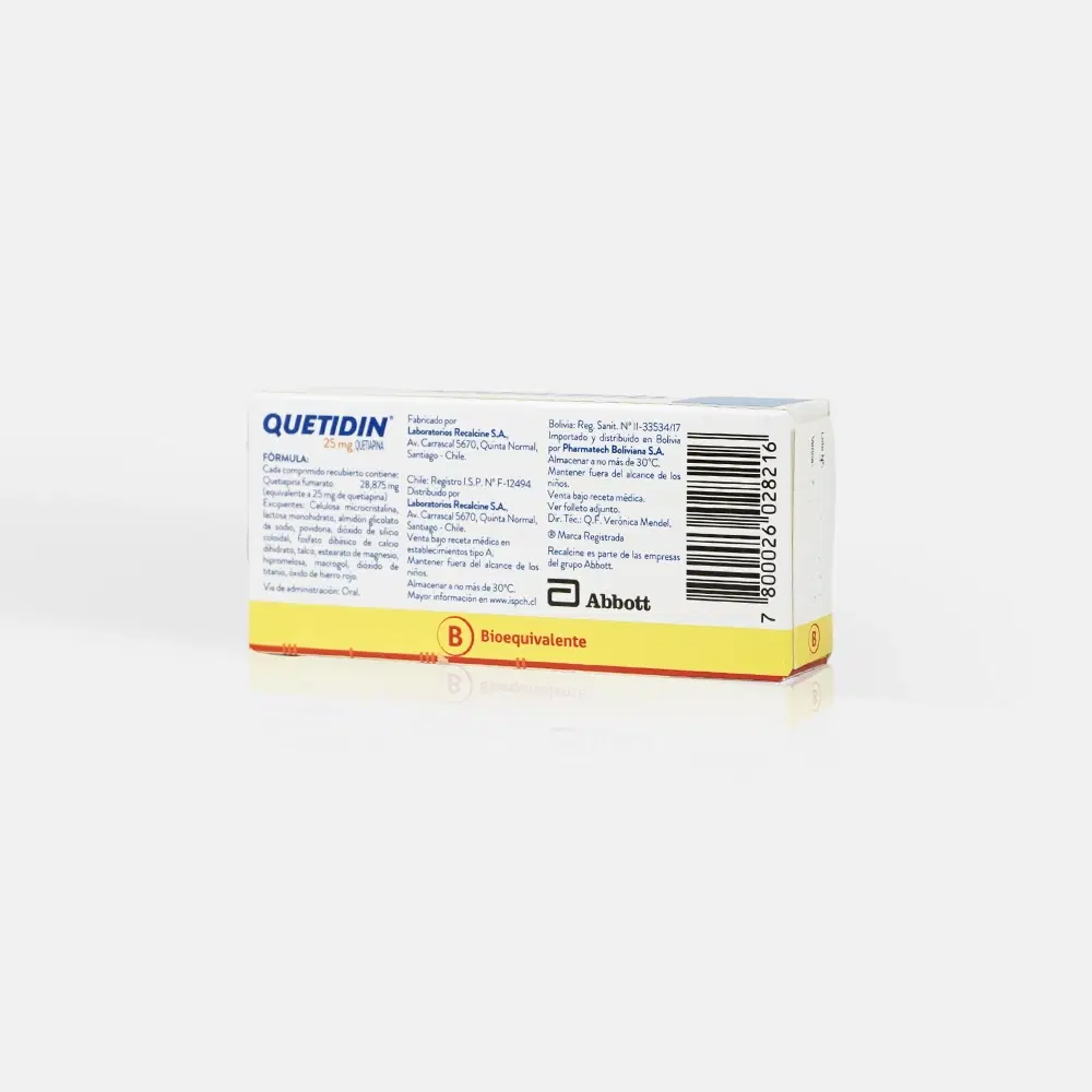 Quetidin 25mg 30 Comp.Rec. – vista 2