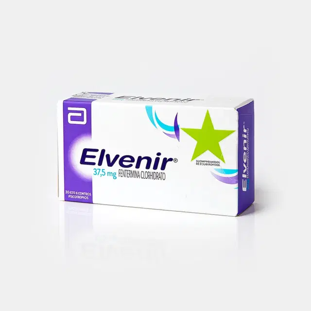 Elvenir Fentermina 37,5 mg 30 comprimidos