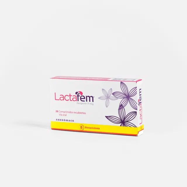 Lactafem Desogestrel 75 mcg 28 comprimidos recubiertos