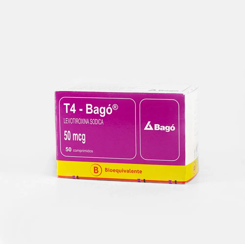T4 Bagó 50mcg 50 Comp. – vista 1