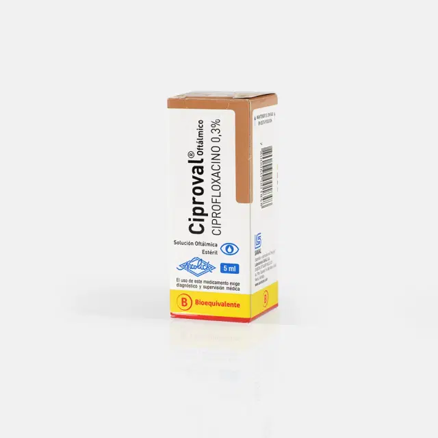 Ciproval 0,3% 5ml Sol.Oft.