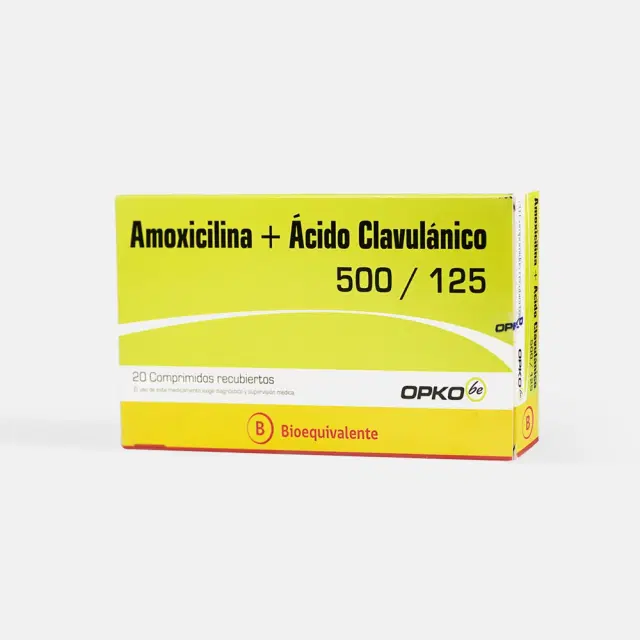 Amoxicilina/Ácido Clavulánico 500mg/125mg 20 Comp.