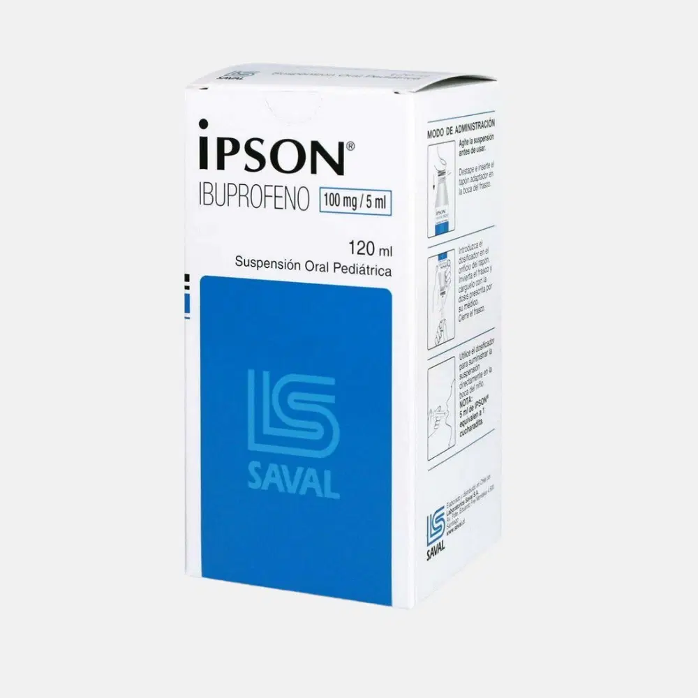 Ipson Pediátrico 100mg/5ml 120ml Jbe.