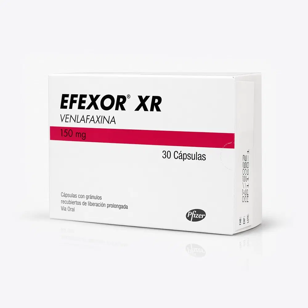 Eferox XR Venlafaxina 150 mg 30 cápsulas de liberación prolongada