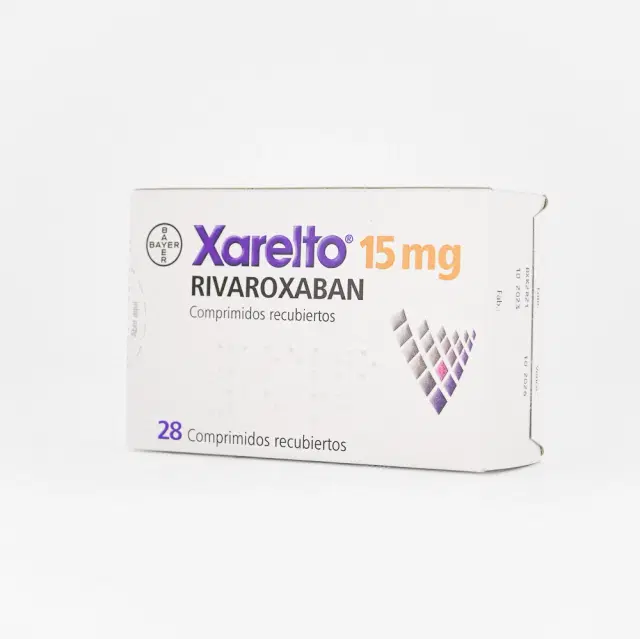 Xarelto Rivaroxaban 15 mg 28 comprimidos recubiertos
