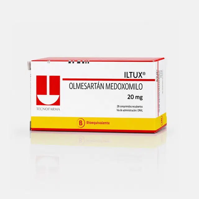 Iltux Olmesartán 20 mg 28 comprimidos recubiertos