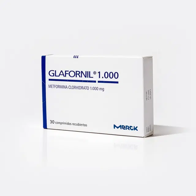Glafornil Metformina 1000 mg 30 comprimidos